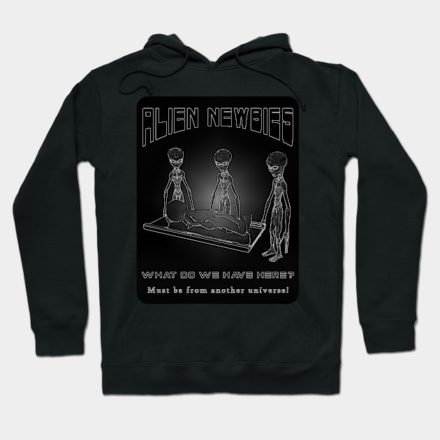 Alien Newbies - In Darkness Hoodie by The Black Panther